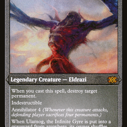 Ulamog, the Infinite Gyre (Foil Etched) (2X2-415) - Double Masters 2022 Foil