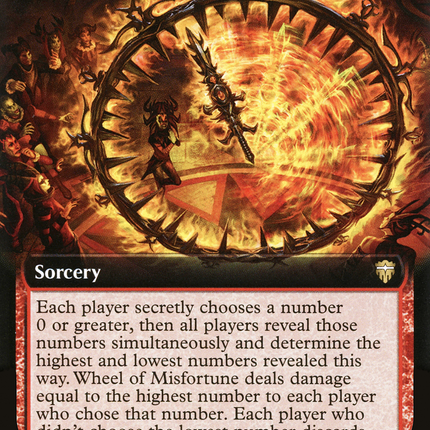 Wheel of Misfortune (CMR-672) - Commander Legends: (Extended Art) Foil