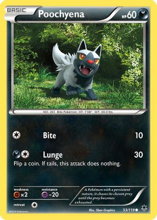 Poochyena 053/119  XY  Phantom Forces - Common