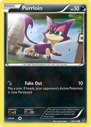 Purrloin/119  - Reverse Holofoil XY  Phantom Forces - Common