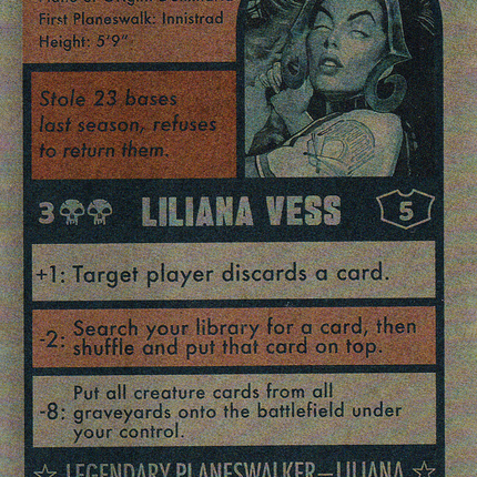 Liliana Vess // Liliana Vess (SLD-747) - Secret Lair Drop: (Full Art) (Borderless) Foil