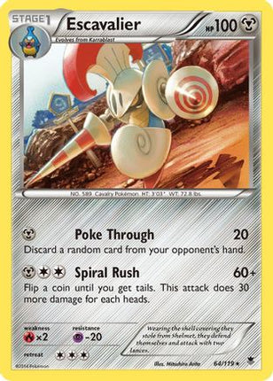 Escavalier/119  XY  Phantom Forces - Rare