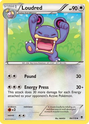 Loudred/119  XY  Phantom Forces - Uncommon
