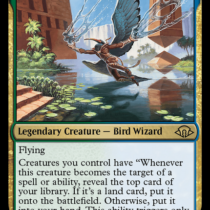 Nadu, Winged Wisdom (MH3-193) - Modern Horizons 3 Foil