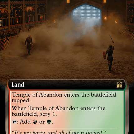 Temple of Abandon (WHO-523) - Doctor Who: (Extended Art)