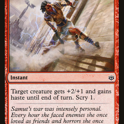 Samut's Sprint (WAR-142) - War of the Spark Foil