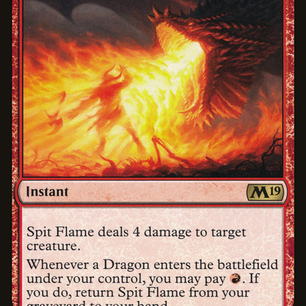 Spit Flame (M19-160) - Core Set 2019 Foil