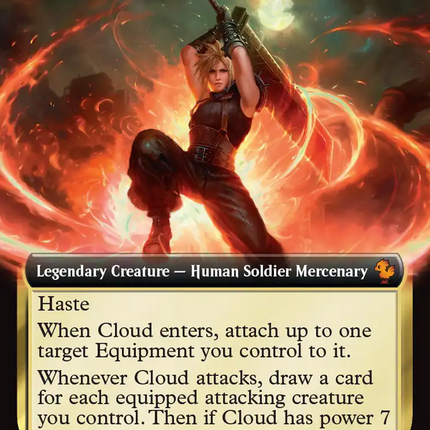 Cloud, Ex-SOLDIER (FIC-168) - Commander: FINAL FANTASY: (Extended Art) Foil