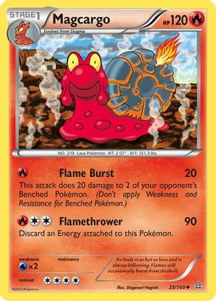 Magcargo/160  - Reverse Holofoil XY  Primal Clash - Uncommon
