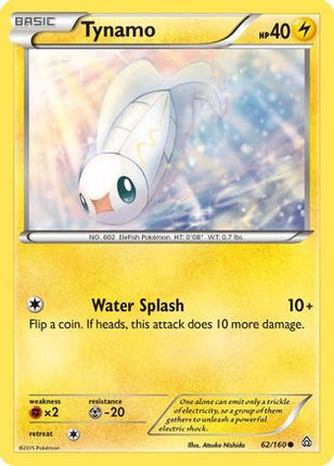 Tynamo/160  - Reverse Holofoil XY  Primal Clash - Common