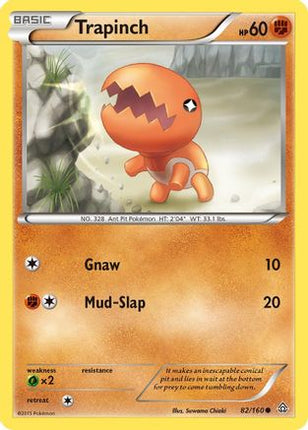 Trapinch 082/160  - Reverse Holofoil XY  Primal Clash - Common