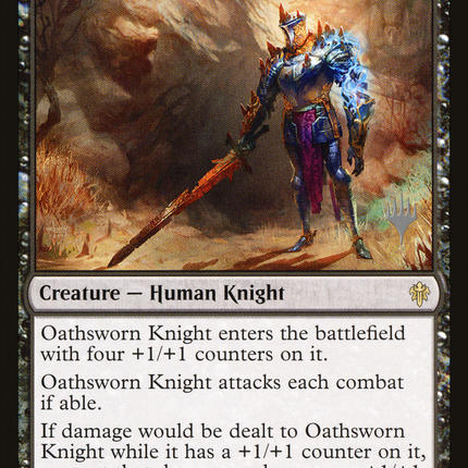 Oathsworn Knight (PPELD-098) - Throne of Eldraine Promos