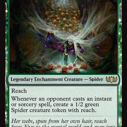 Arasta of the Endless Web (TDC-244) - Commander: Tarkir: Dragonstorm: (enchantment)