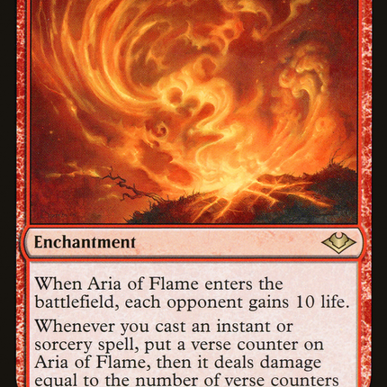 Aria of Flame (MH1-118) - Modern Horizons Foil