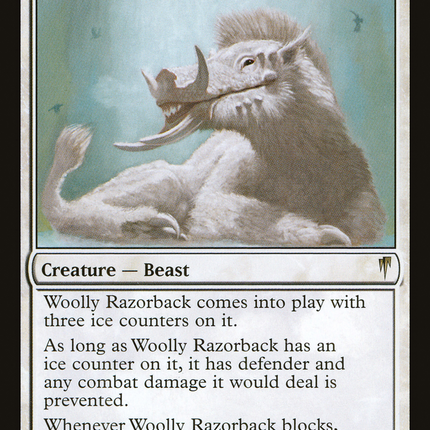 Woolly Razorback (CSP-025) - Coldsnap Foil