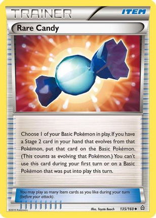 Rare Candy 135/160  XY  Primal Clash - Uncommon