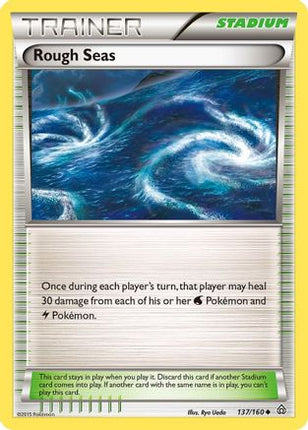 Rough Seas 137/160  - Reverse Holofoil XY  Primal Clash - Uncommon