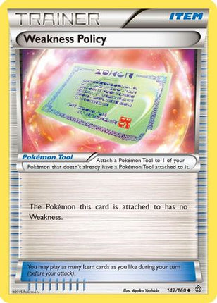 Weakness Policy/160  XY  Primal Clash - Uncommon