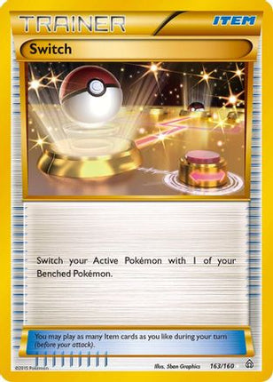 Switch (163 Secret Rare) 163/160  - Holofoil XY  Primal Clash - Secret Rare