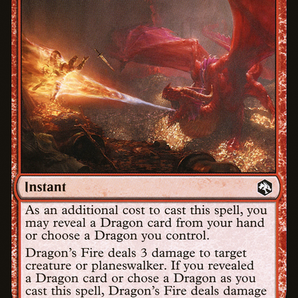 Dragon's Fire (AFR-139) - Adventures in the Forgotten Realms Foil