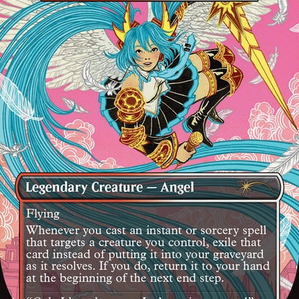 Feather, the Redeemed (SLD-1602) - Secret Lair Drop / Miku, the Renowned (Borderless)