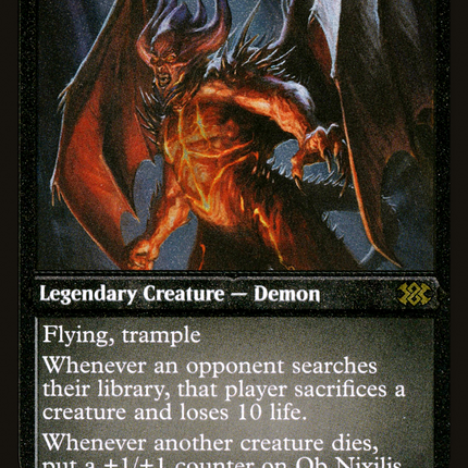 Ob Nixilis, Unshackled (Foil Etched) (2X2-442) - Double Masters 2022 Foil