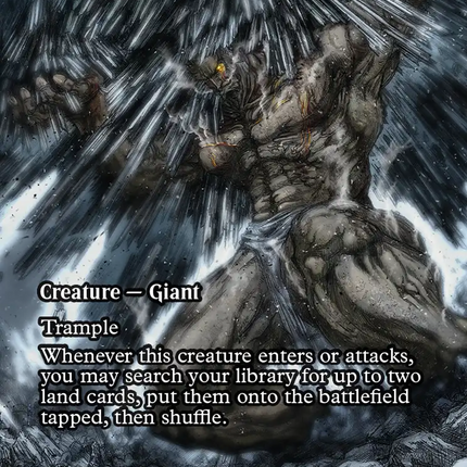 Primeval Titan (FCA-048) - FINAL FANTASY: Through the Ages / Astral Titan (Borderless)