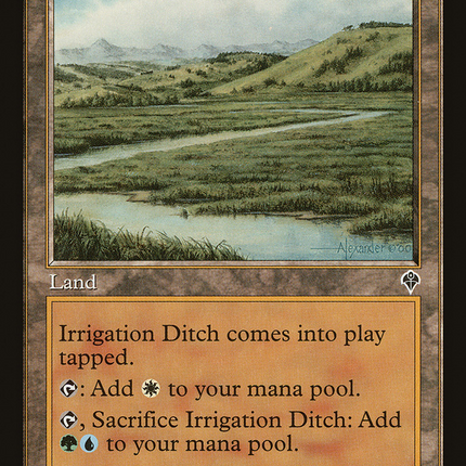 Irrigation Ditch (INV-324) - Invasion