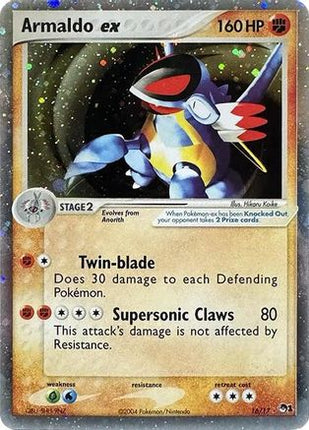 Armaldo ex (Holo) 016  - Holofoil POP Series 1 - Ultra Rare