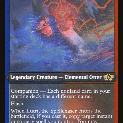 Lutri, the Spellchaser (Foil Etched) (MUL-117) - Multiverse Legends: (companion) Foil