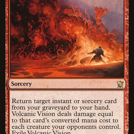 Volcanic Vision (DTK-167) - Dragons of Tarkir Foil