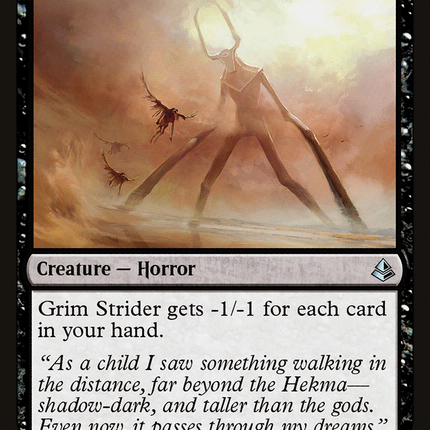 Grim Strider (AKH-094) - Amonkhet Foil