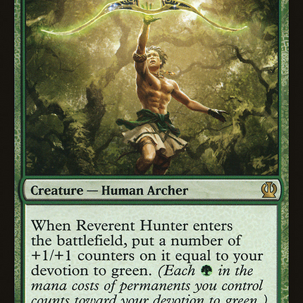 Reverent Hunter (THS-173) - Theros Foil