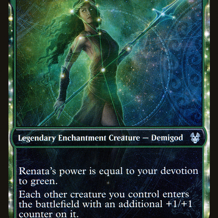 Renata, Called to the Hunt (THB-267) - Theros Beyond Death: (enchantment, Showcase) Foil
