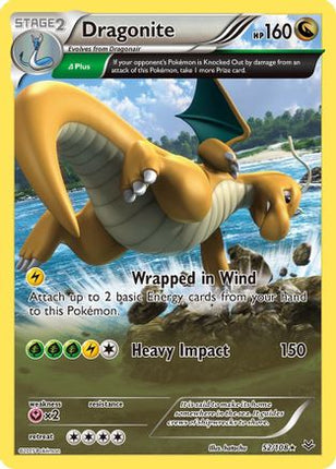 Dragonite (52 Delta) 052  - Reverse Holofoil XY  Roaring Skies - Holo Rare