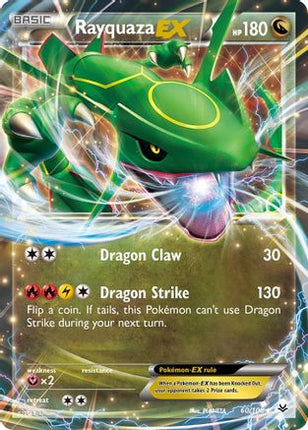 Rayquaza EX (60) 060/108  - Holofoil XY  Roaring Skies - Ultra Rare