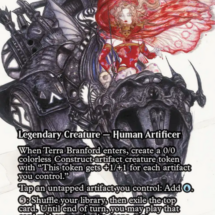 Urza, Lord High Artificer (FCA-005) - FINAL FANTASY: Through the Ages / Terra Branford (Borderless)