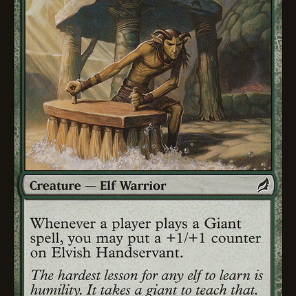 Elvish Handservant (LRW-206) - Lorwyn