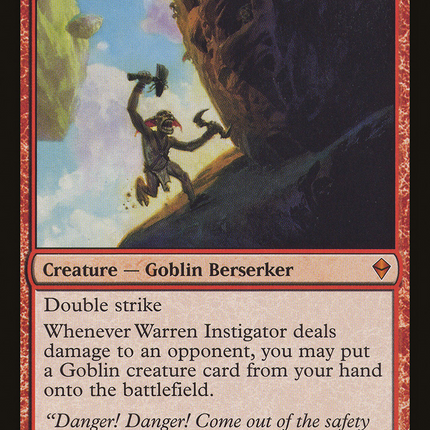 Warren Instigator (ZEN-154) - Zendikar