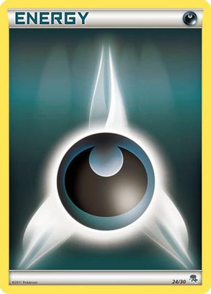 Darkness Energy (#24)/30  BW Trainer Kit Excadrill & Zoroark - Common