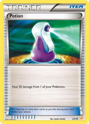 Potion (#23)/30  BW Trainer Kit Excadrill & Zoroark - Common