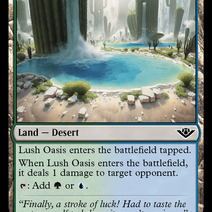 Lush Oasis (OTJ-261) - Outlaws of Thunder Junction