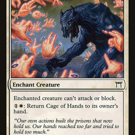 Cage of Hands (CHK-003) - Champions of Kamigawa Foil