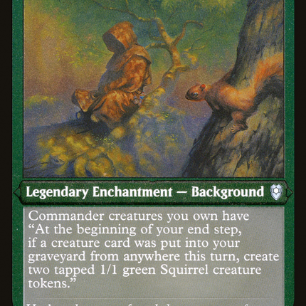 Cloakwood Hermit (Foil Etched) (CLB-514) - Commander Legends: Battle for Baldur's Gate Foil