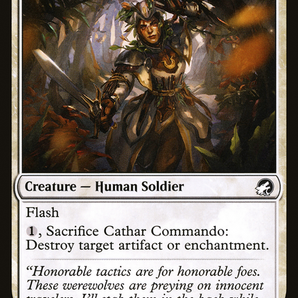 Cathar Commando (MID-010) - Innistrad: Midnight Hunt Foil