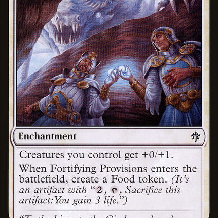 Fortifying Provisions (ELD-013) - Throne of Eldraine