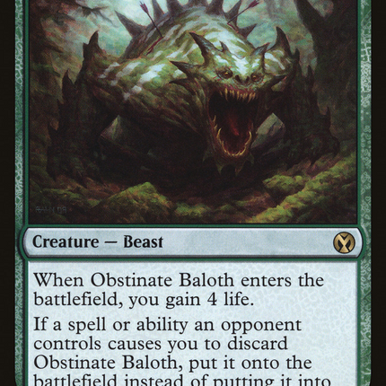 Obstinate Baloth (IMA-179) - Iconic Masters