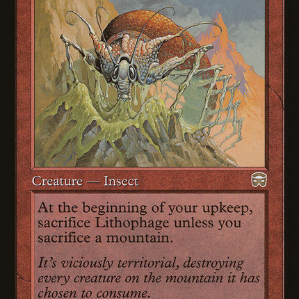 Lithophage (MMQ-202) - Mercadian Masques Foil