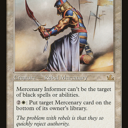 Mercenary Informer (PCY-015) - Prophecy