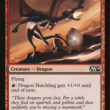 Dragon Hatchling (M14-138) - Magic 2014 Foil